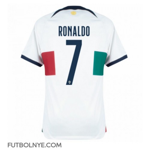 Camiseta Portugal Cristiano Ronaldo #7 Visitante Equipación Mundial 2022 manga corta